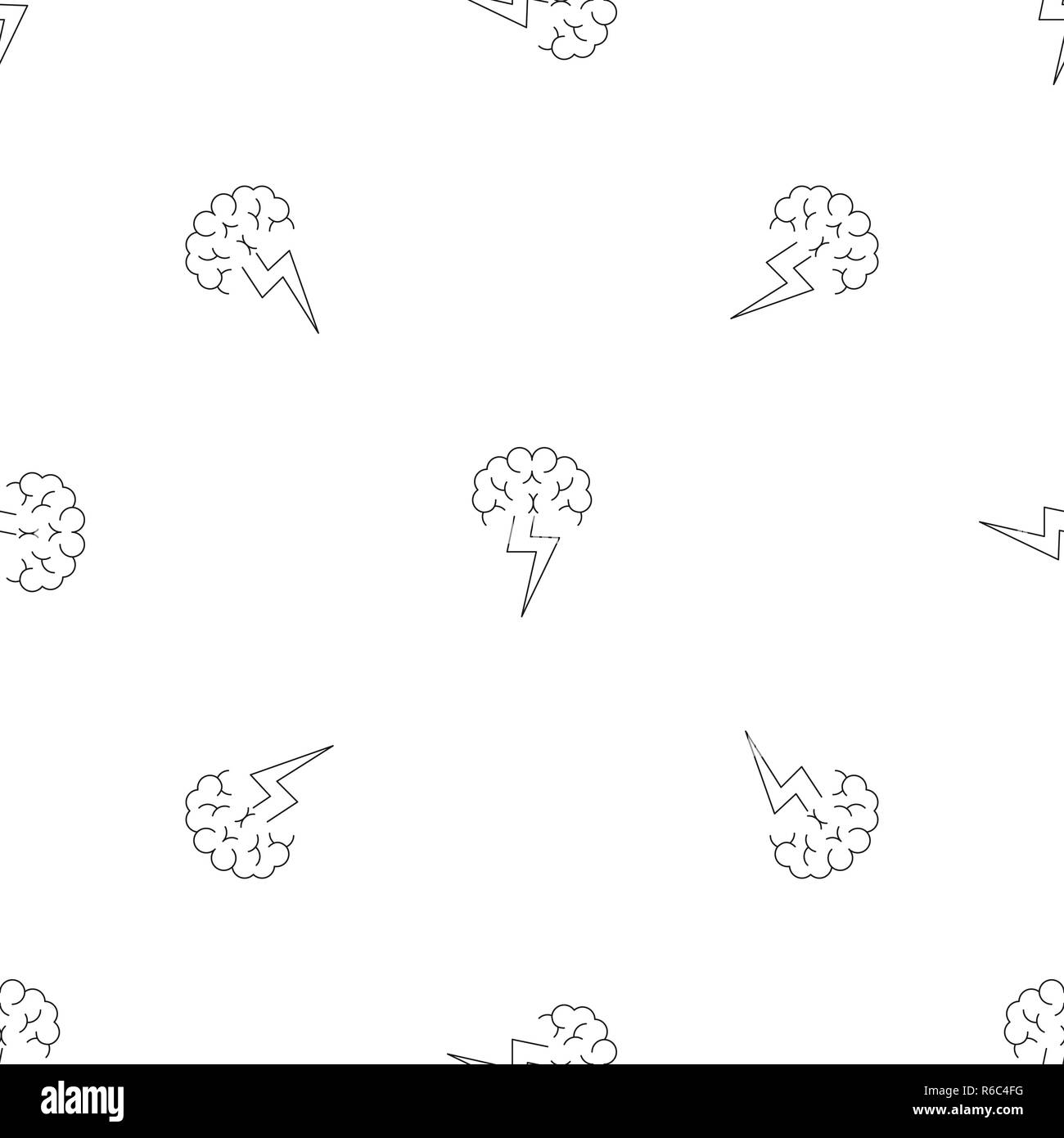 Brainstorming pattern seamless vector repeat geometric for any web ...