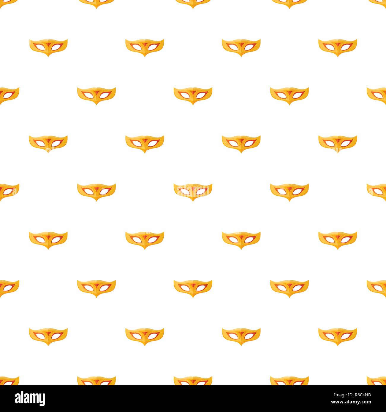Palm mask pattern seamless vector repeat for any web design Stock Vector