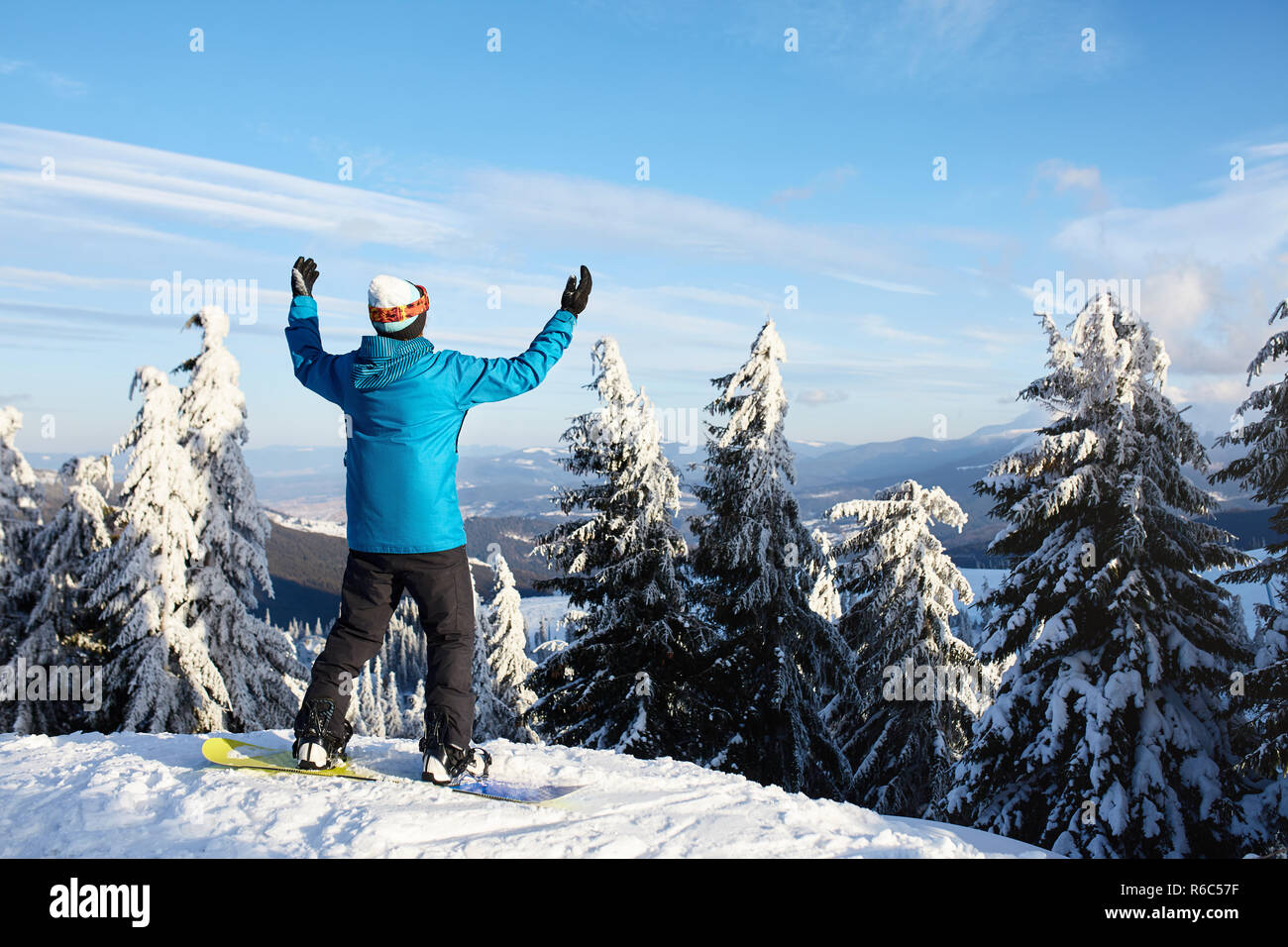 Man hands raised sky hi-res stock photography and images - Alamy