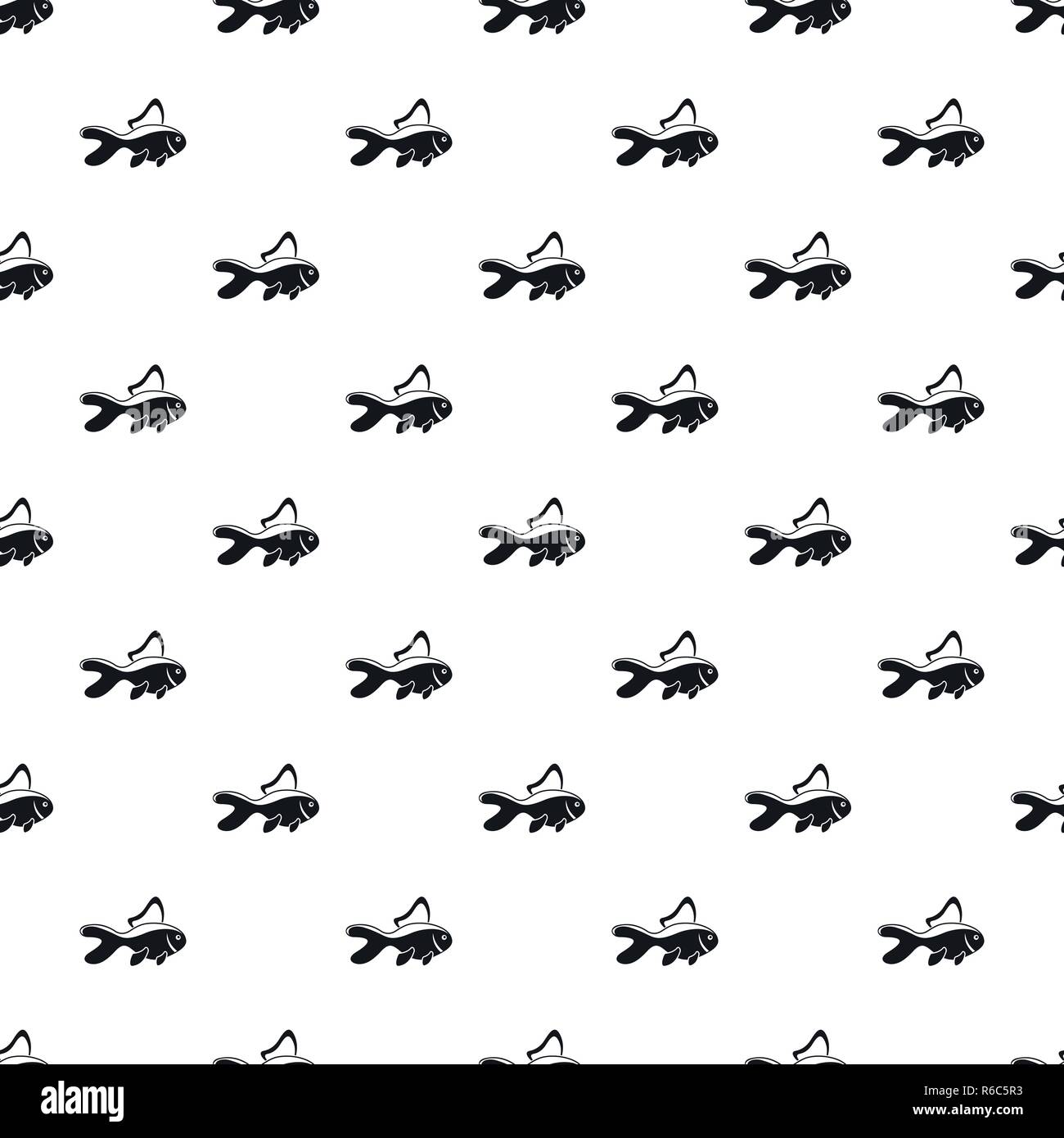 Aquarium fish pattern seamless vector repeat geometric for any web ...
