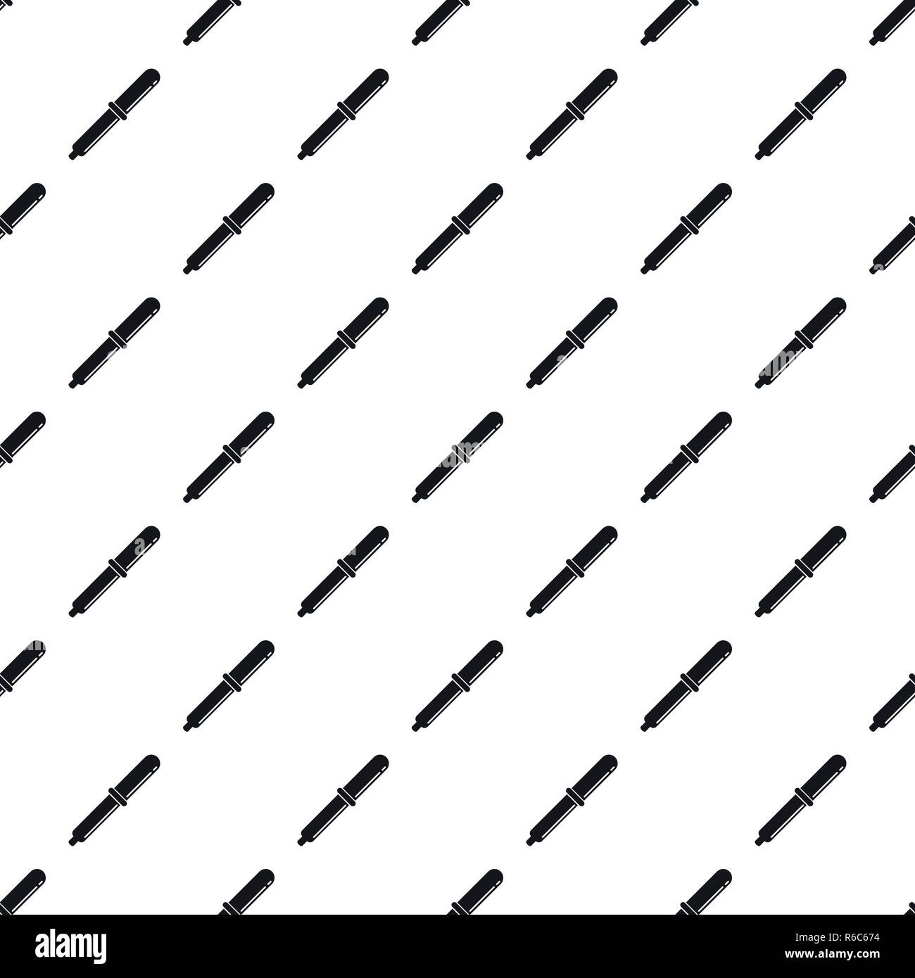 Chemical pipette pattern seamless vector repeat geometric for any web design Stock Vector