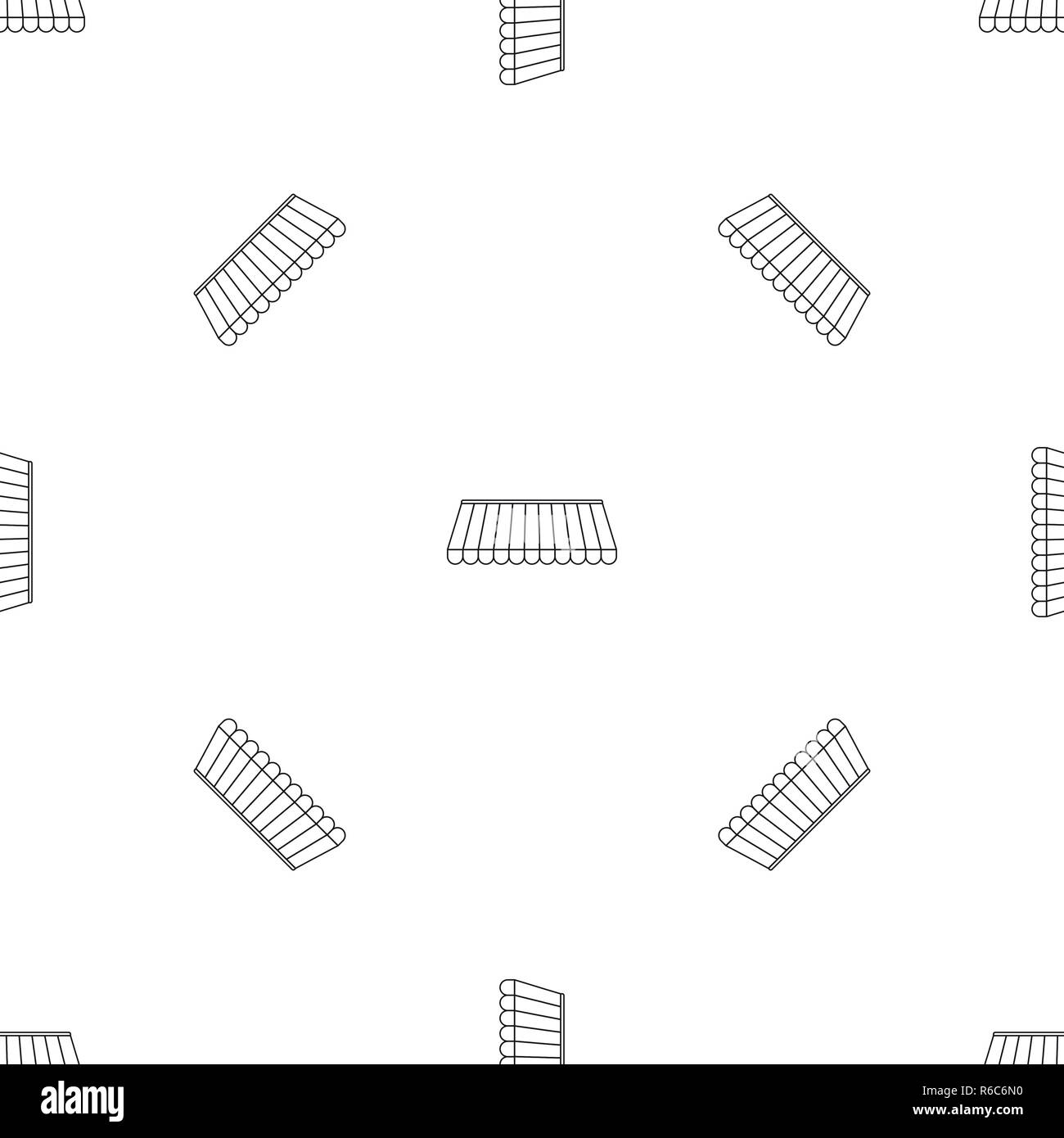 Store tent pattern seamless vector repeat geometric for any web design Stock Vector