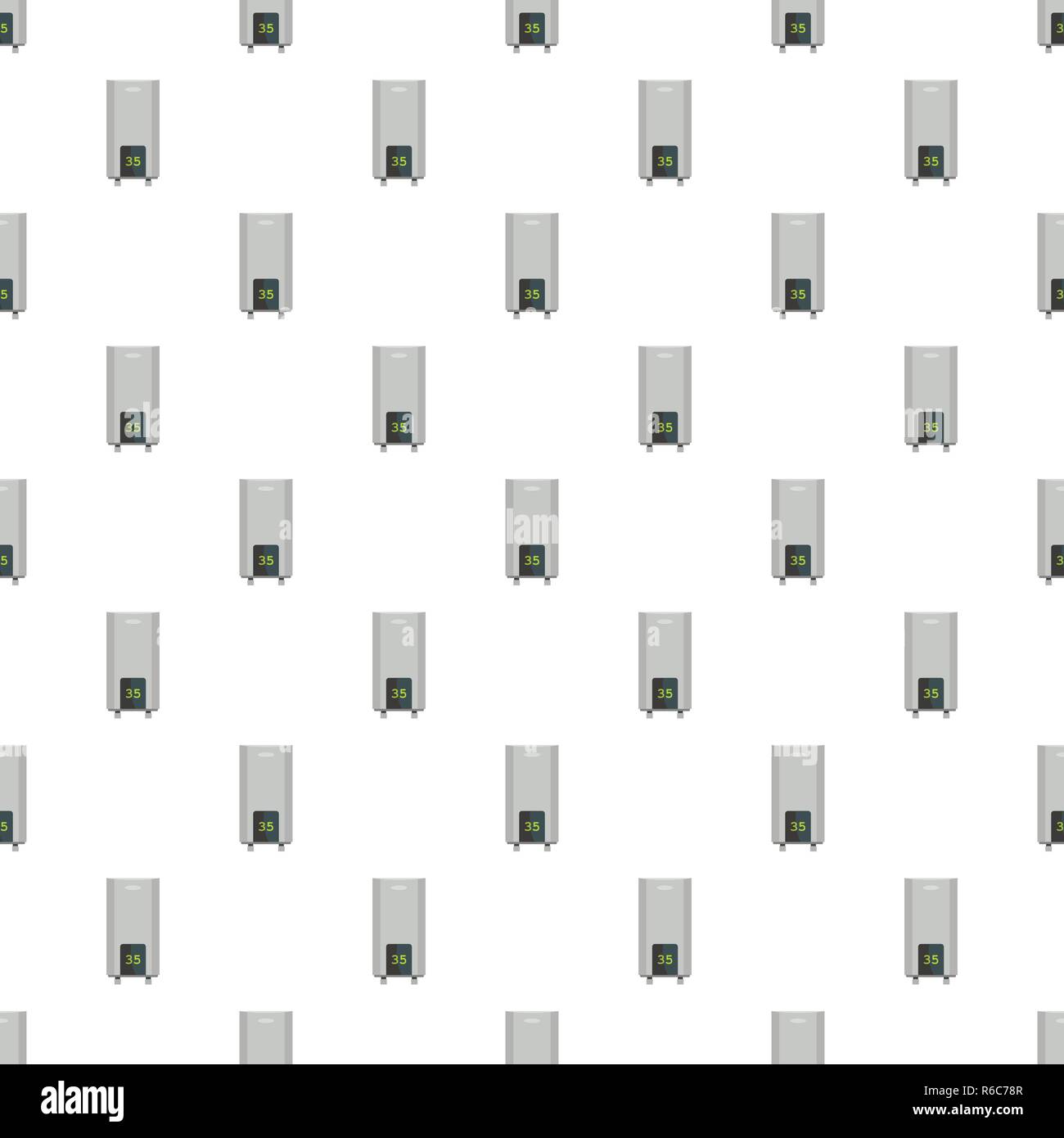 Electric boiler pattern seamless vector repeat for any web design Stock Vector