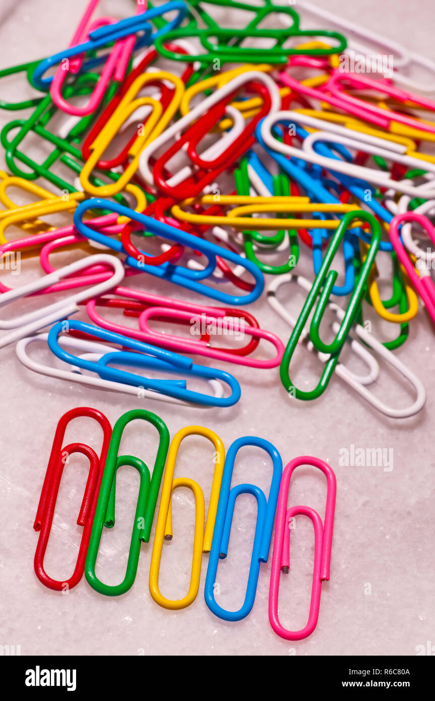 Paper-Clips Stock Photo