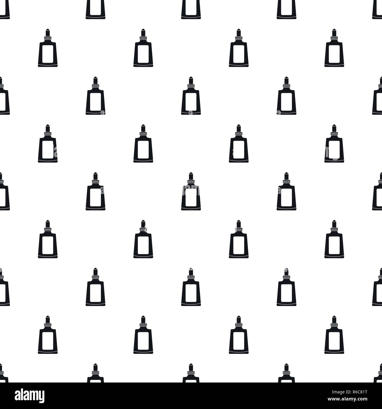 Glue bottle pattern seamless vector repeat geometric for any web design Stock Vector