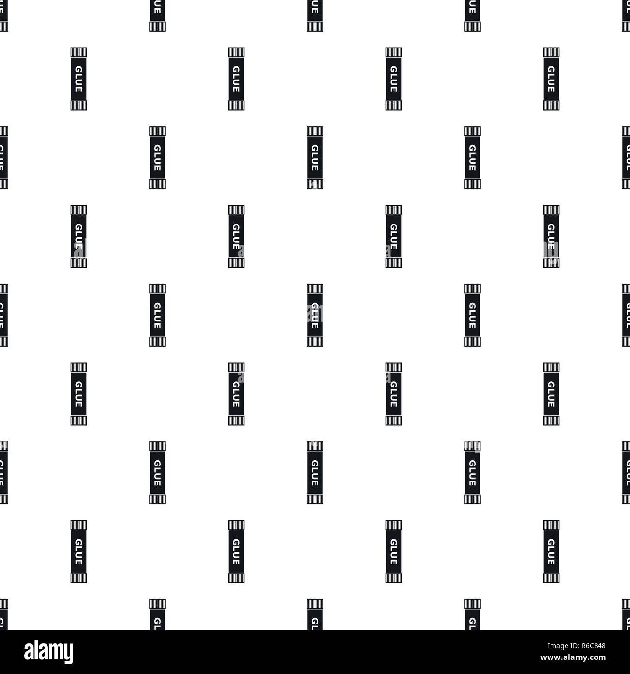 Glue stick pattern seamless vector repeat geometric for any web design Stock Vector