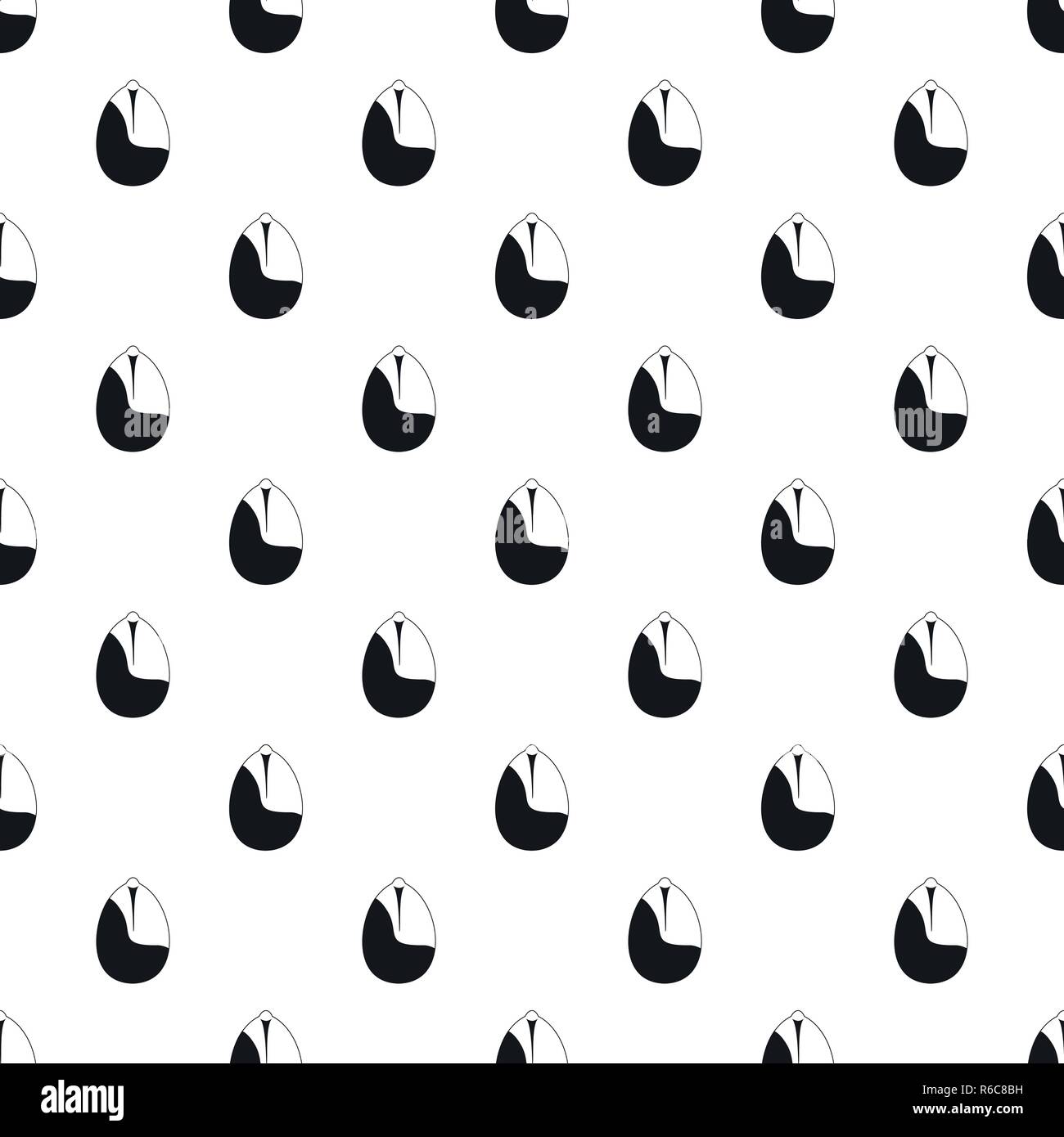 Nut pattern seamless vector repeat geometric for any web design Stock Vector