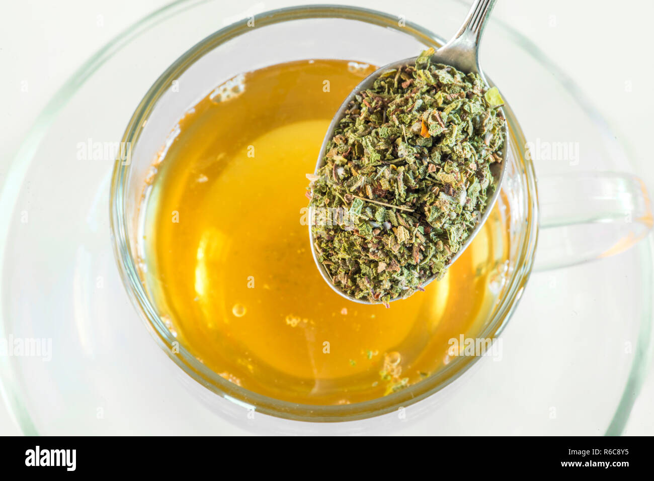 Rockrose Tea With Dried Herb Stock Photo Alamy