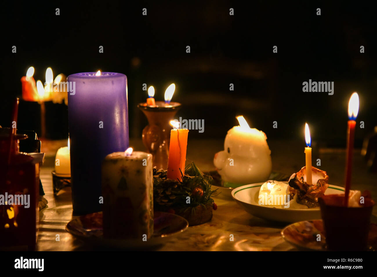 Witchcraft ritual night hi-res stock photography and images - Alamy