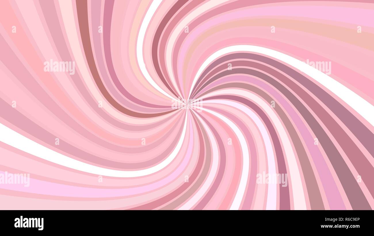 Pink abstract psychedelic swirl stripe background - vector illustration Stock Vector