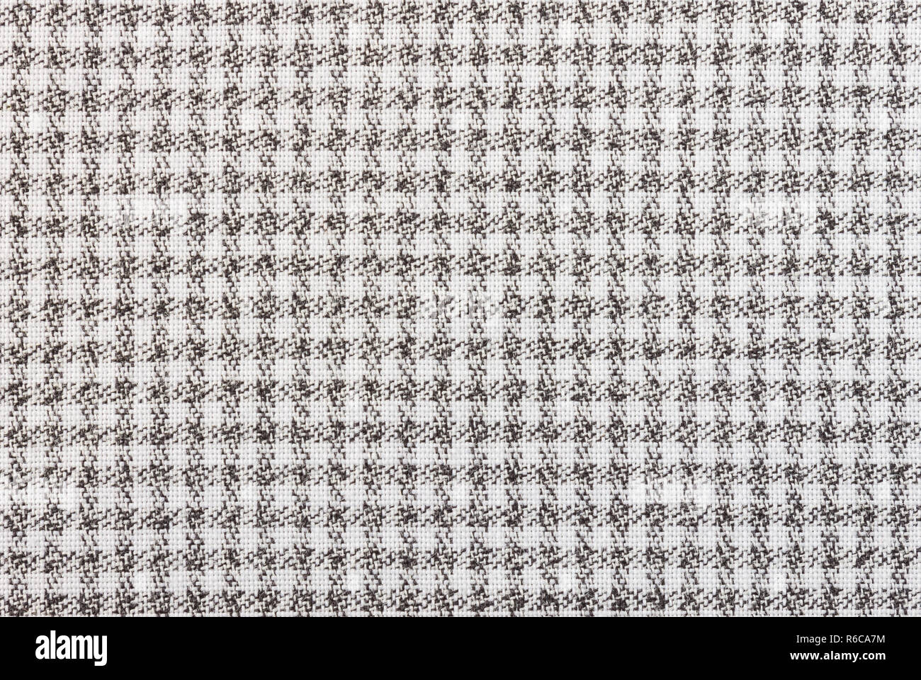 Black and White Tablecloth Fabric Texture Pattern Background Stock