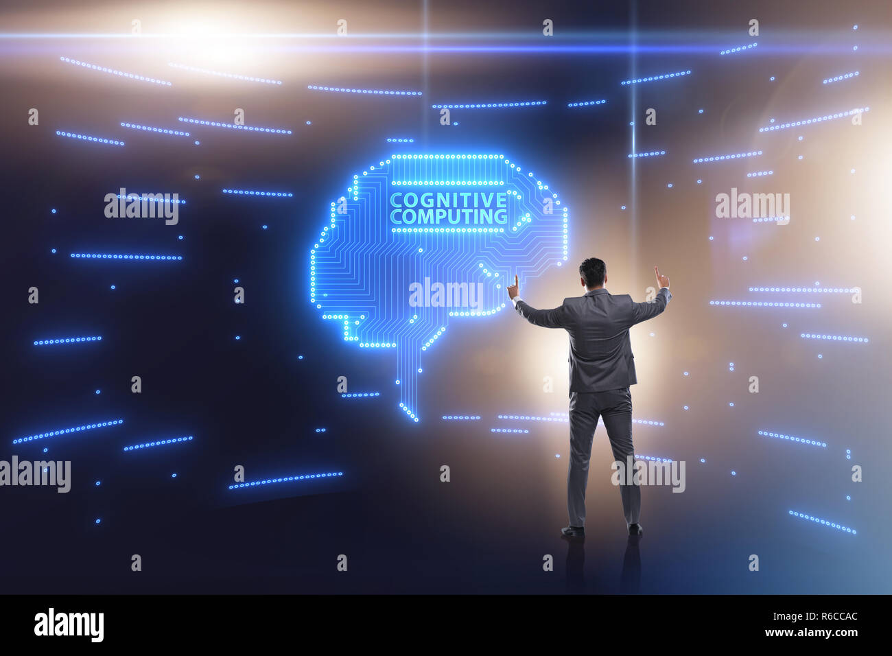 Cognitive computing concept as modern technology Stock Photo - Alamy
