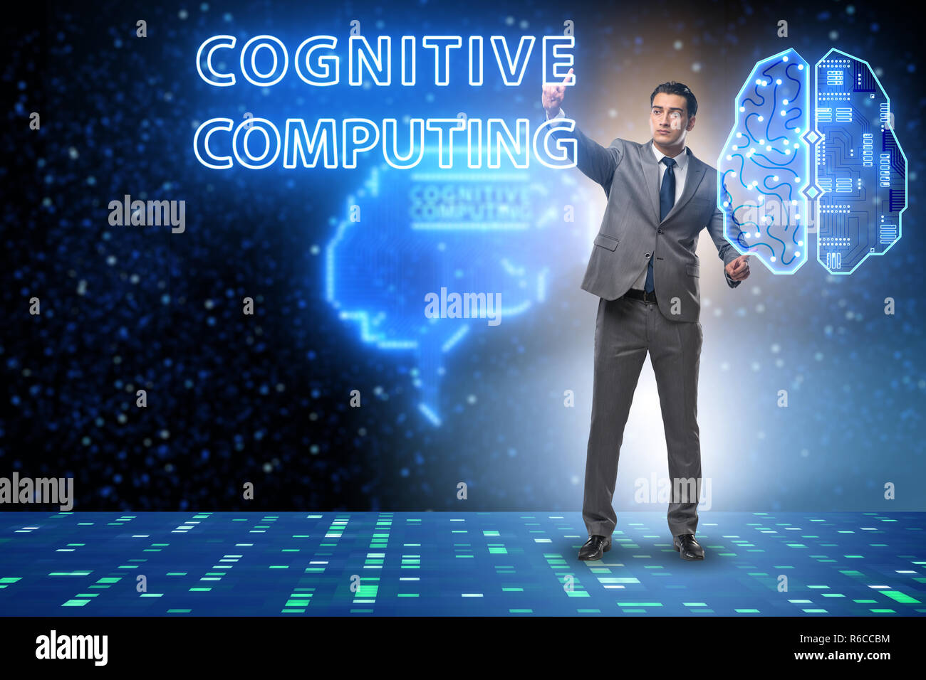 Cognitive computing concept as modern technology Stock Photo - Alamy