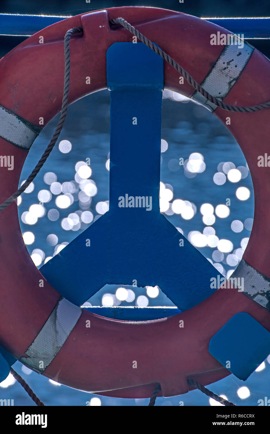 In Back Lighting With Water Reflexions Stock Photo