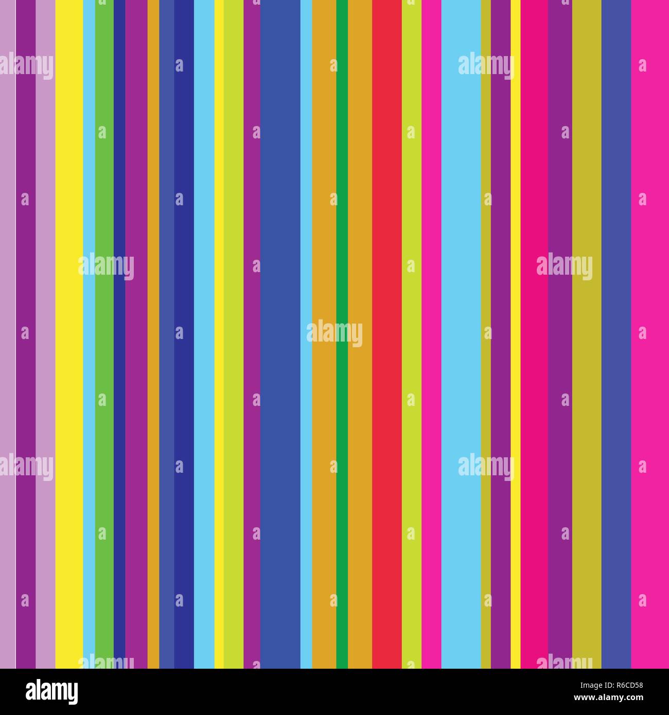 Abstract striped geometric multicolor seamless pattern background Stock Vector