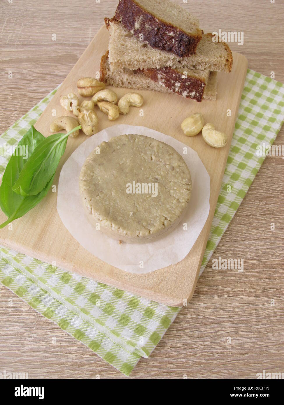 homemade vegan cheese made from cashews and bread Stock Photo Alamy