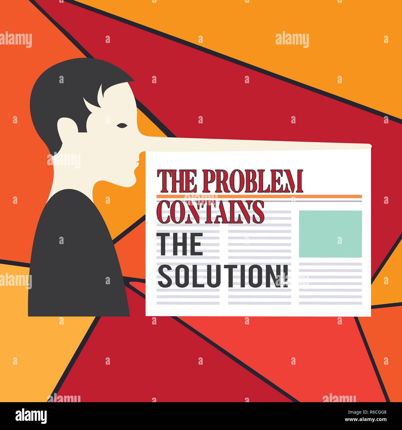 Word writing text The Problem Contains The Solution. Business concept ...