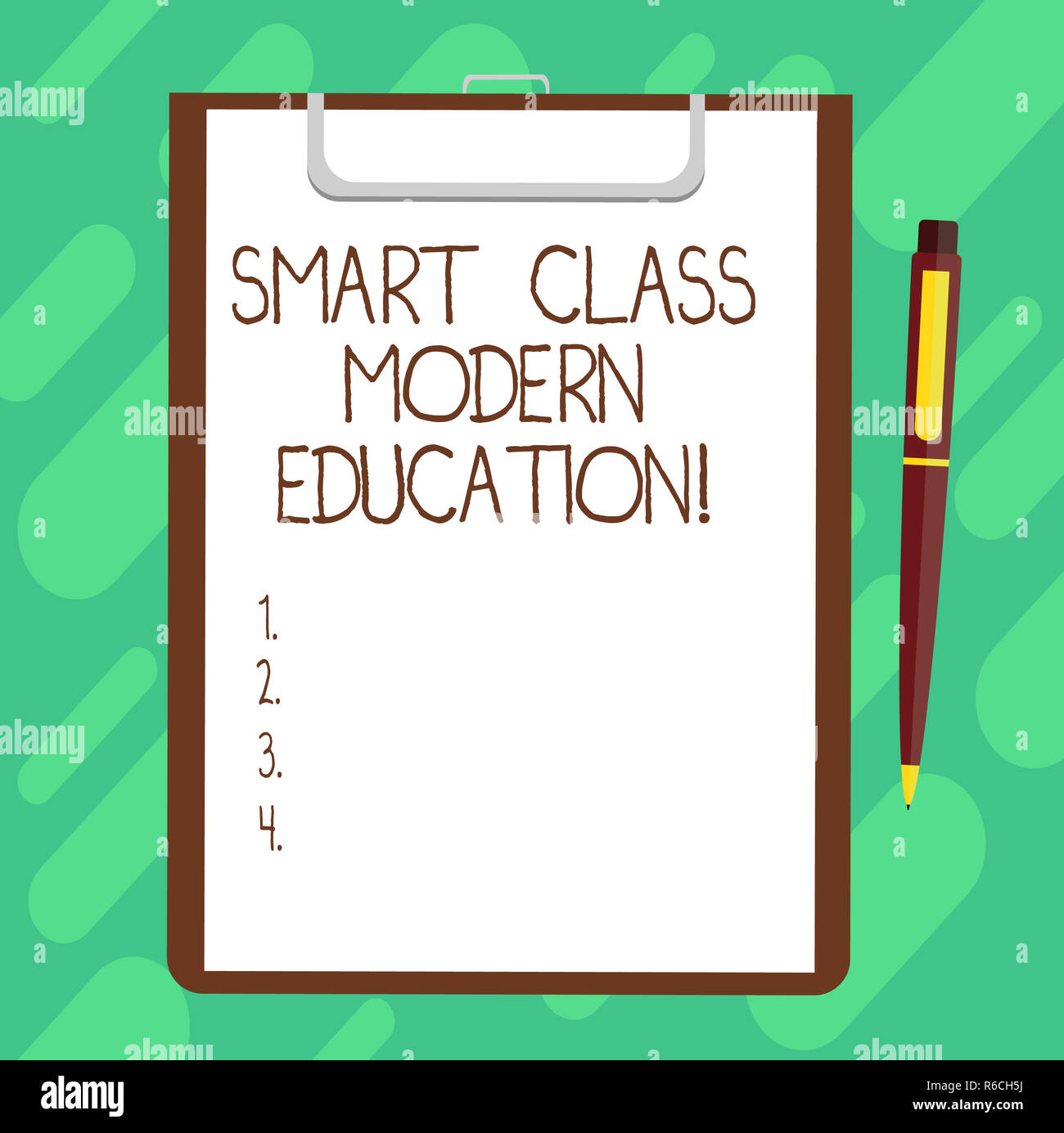 Conceptual hand writing showing Smart Class Modern Education. Business ...