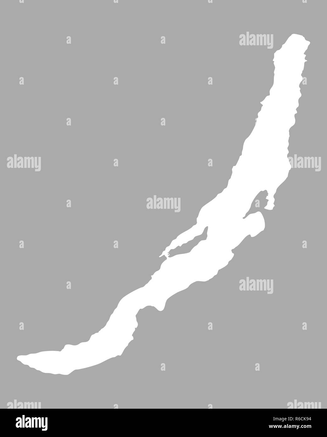 map of the lake baikal Stock Photo Alamy