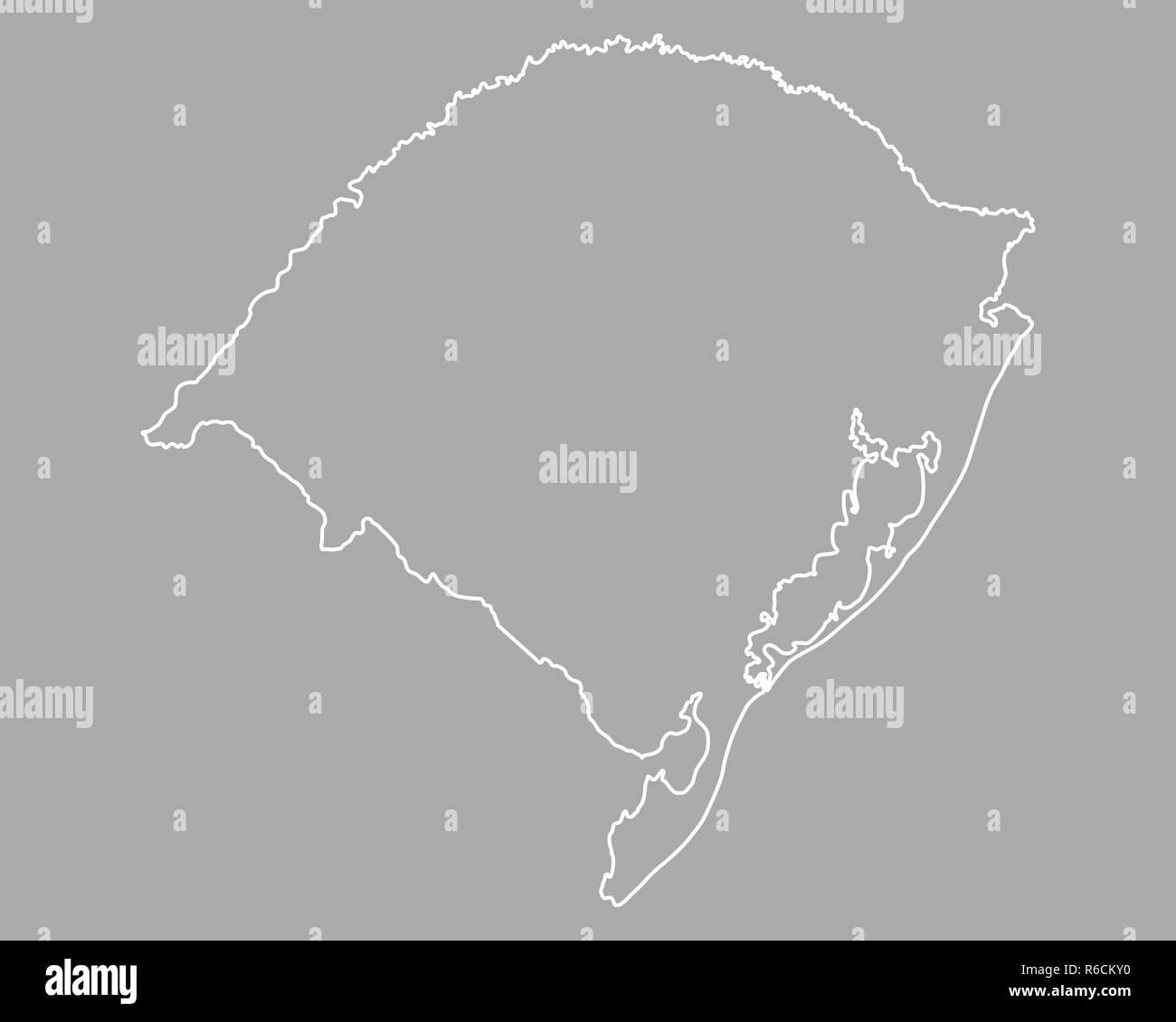 map of rio grande do sul Stock Photo Alamy
