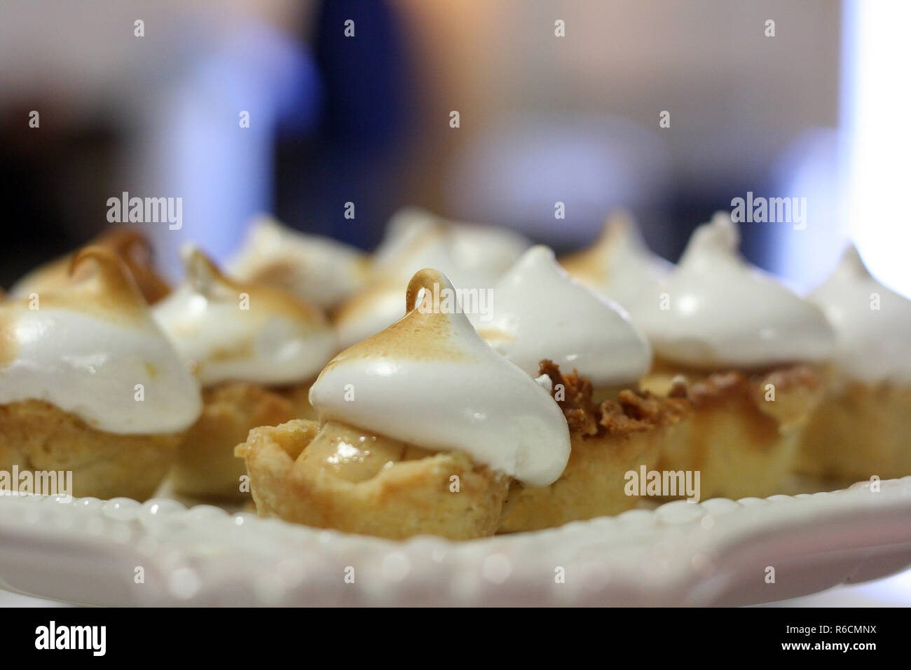 Lemon Meringue Tart Stock Photo