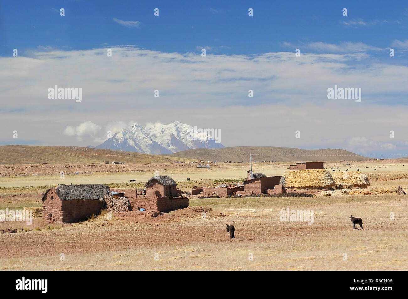 Bolivia, Cordillera Real From The Road To La Paz Stock Photo - Alamy