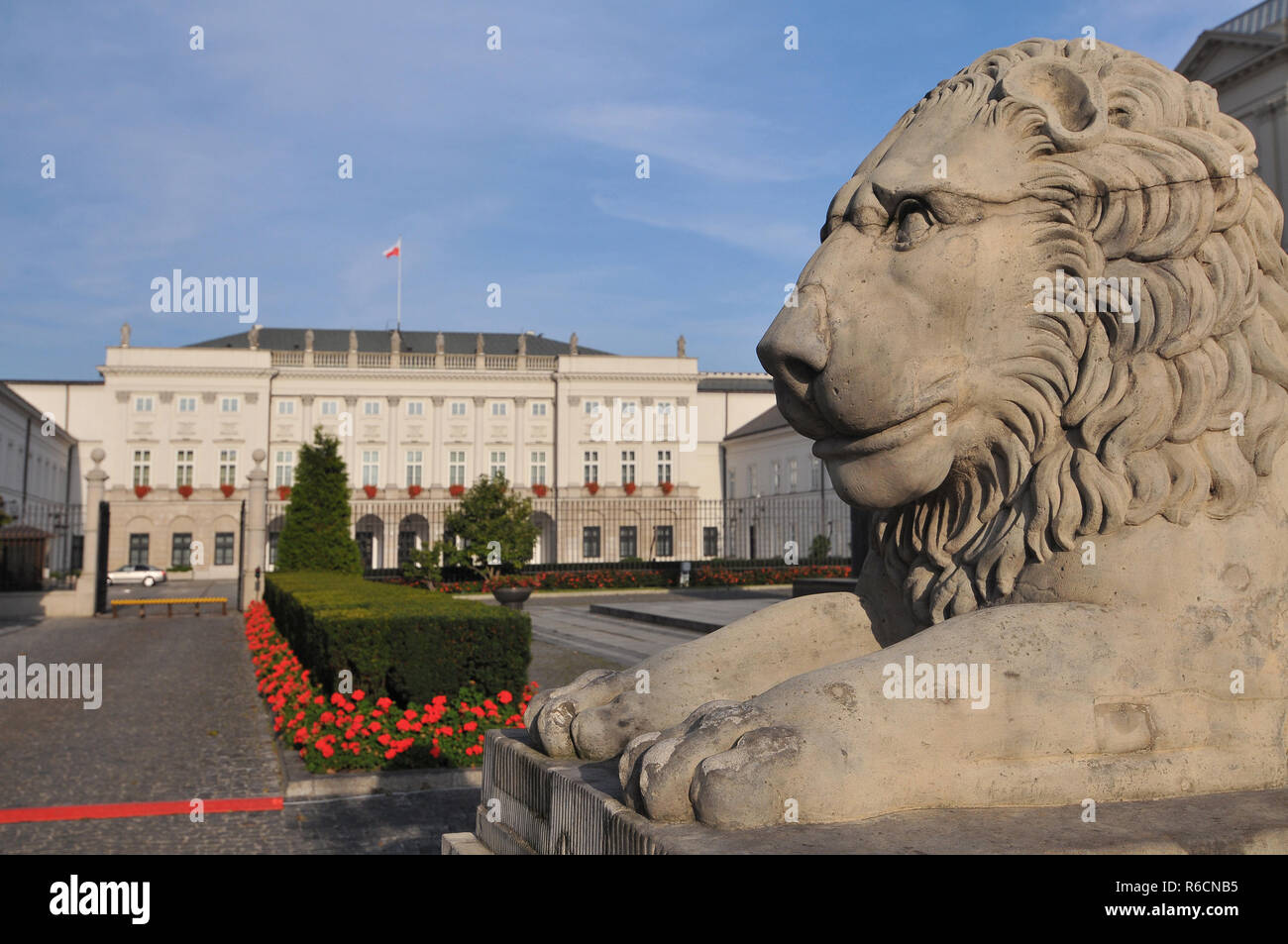 Poland, Koniecpolski Palace In Warsaw, Presidential Palace Stock Photo
