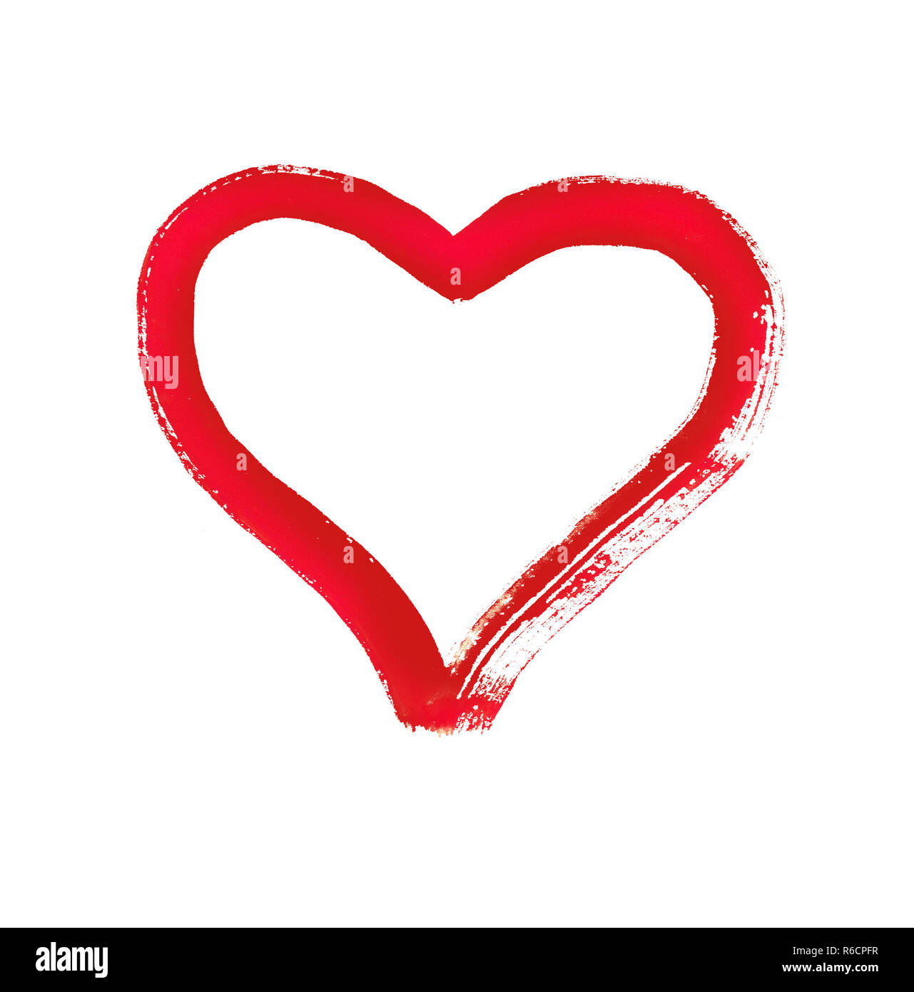 Heart - symbol of love - watercolor painting Stock Photo - Alamy