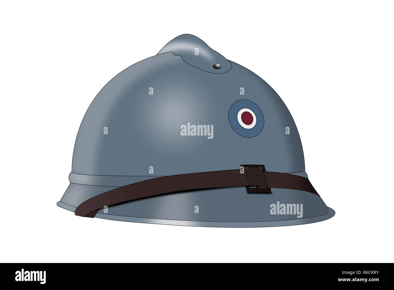french military helmet of the First World War isolated on white background  Stock Photo - Alamy