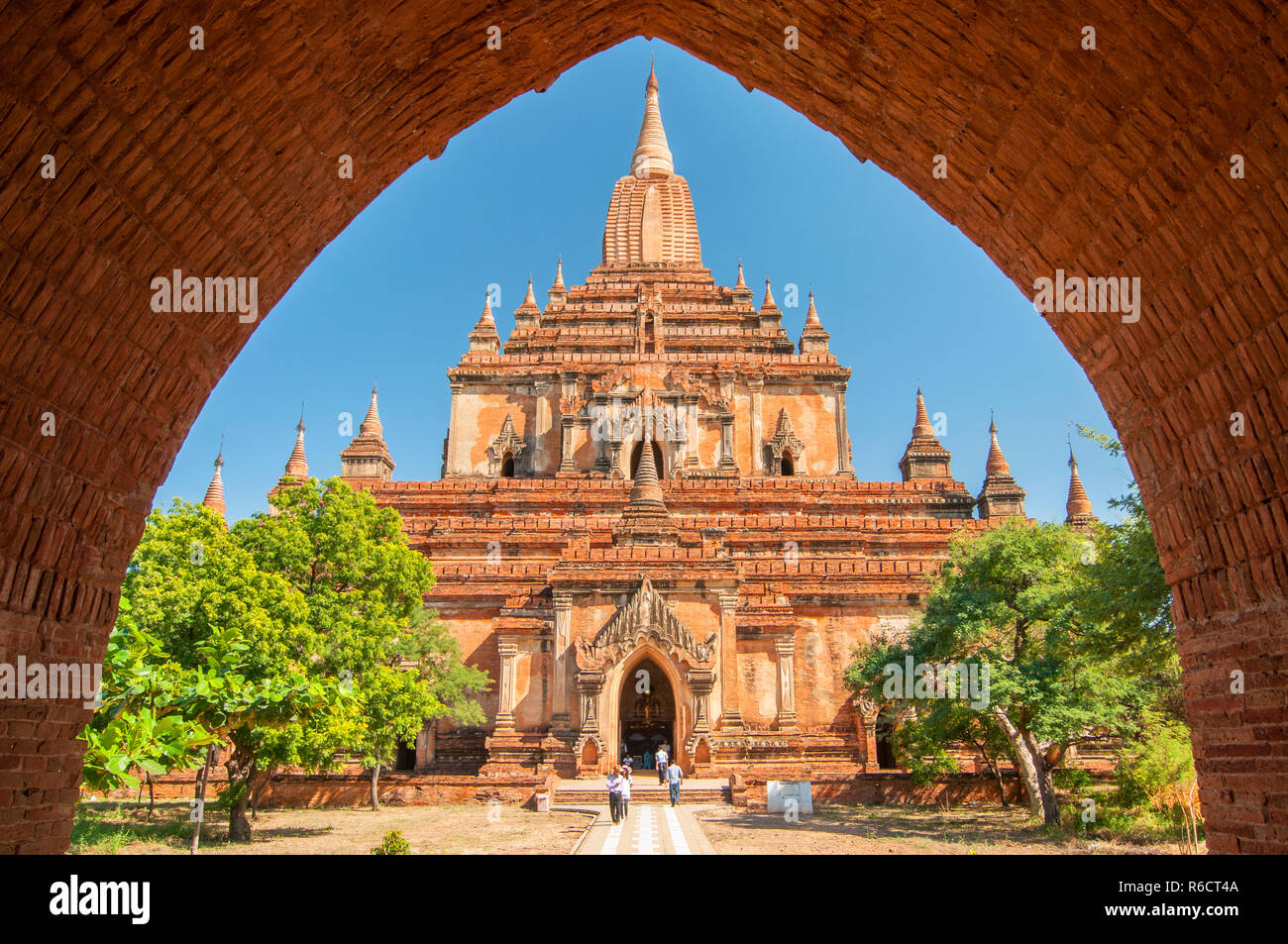 The Sulamani Temple Is A Buddhist Temple Located In The Village Of Minnanthu (Southwest Of Bagan) In Burma The Temple Is One Of The Most-Frequently Vi Stock Photo