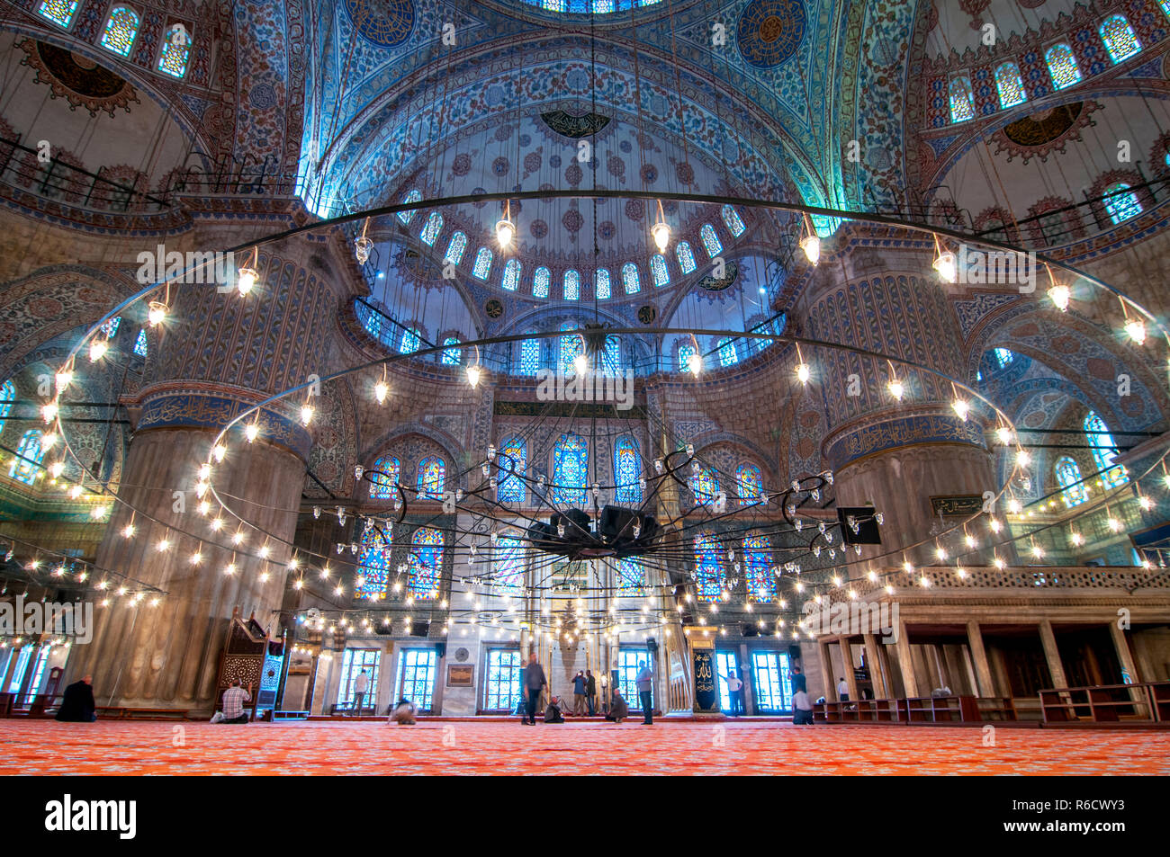 The Blue Mosque Sultan Ahmet Camii Istanbul Turkey Stock Photo - Alamy