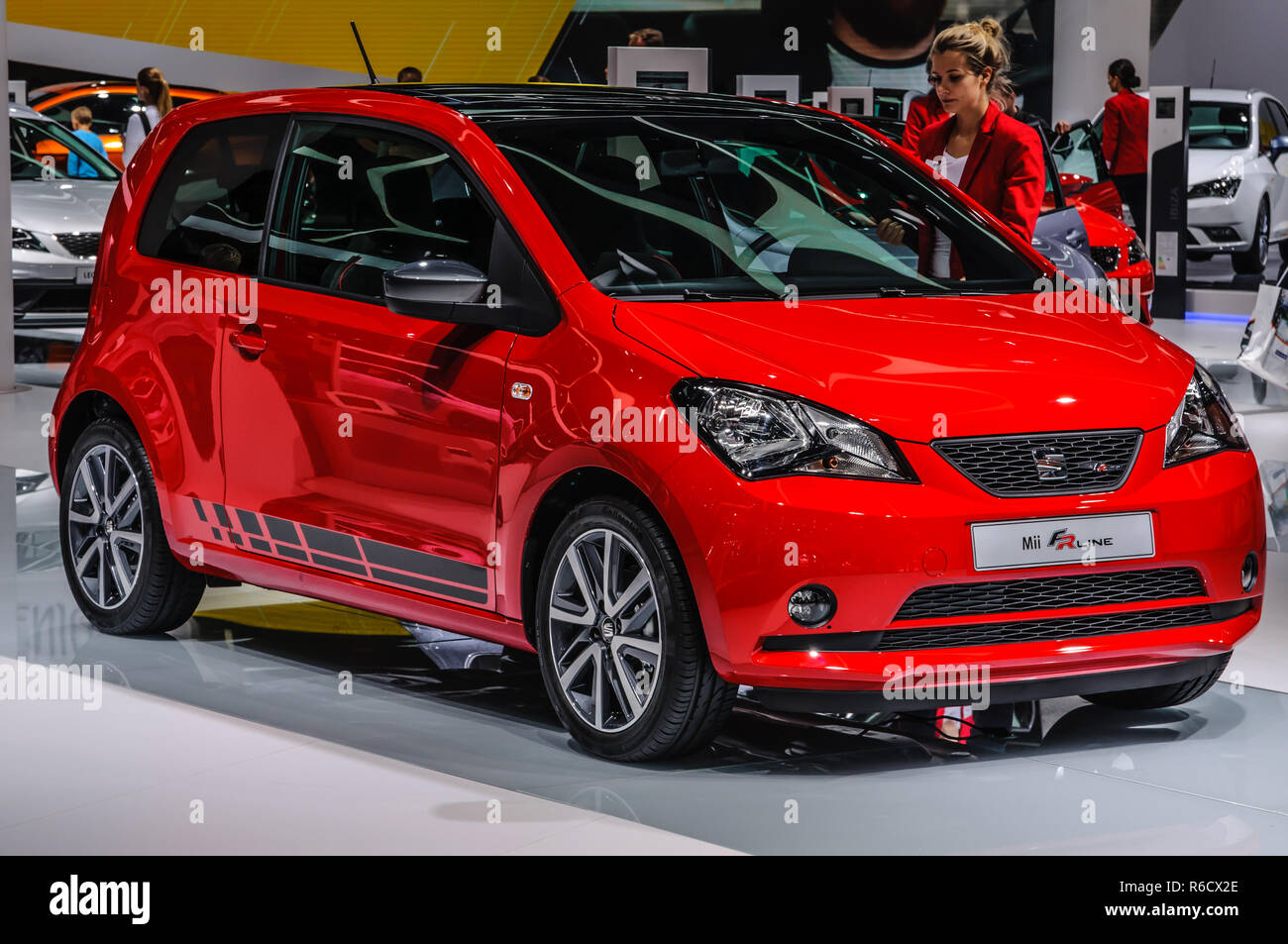 FRANKFURT - SEPT 2015: Seat Mii FR Line presented at IAA International  Motor Show on September 20, 2015 in Frankfurt, Germany Stock Photo - Alamy