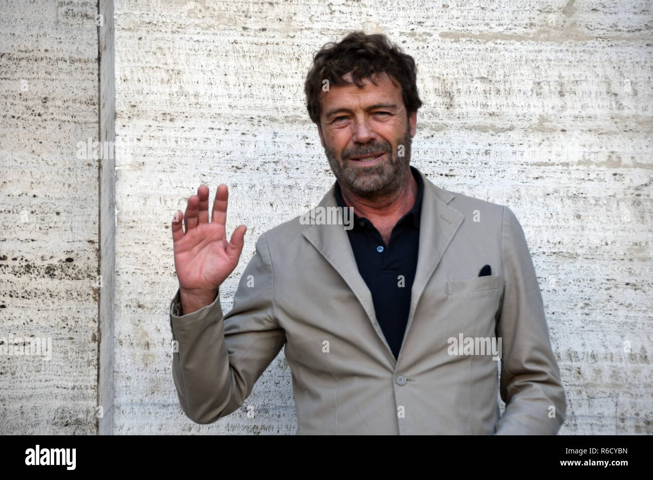 Rome, Italy. 4th Dec, 2018. The Space Moderno - Presentation film NATALE A 5 STELLE Massimo Ciavarro in the role of Roberto Di Leo Credit: Giuseppe Andidero/Alamy Live News Stock Photo