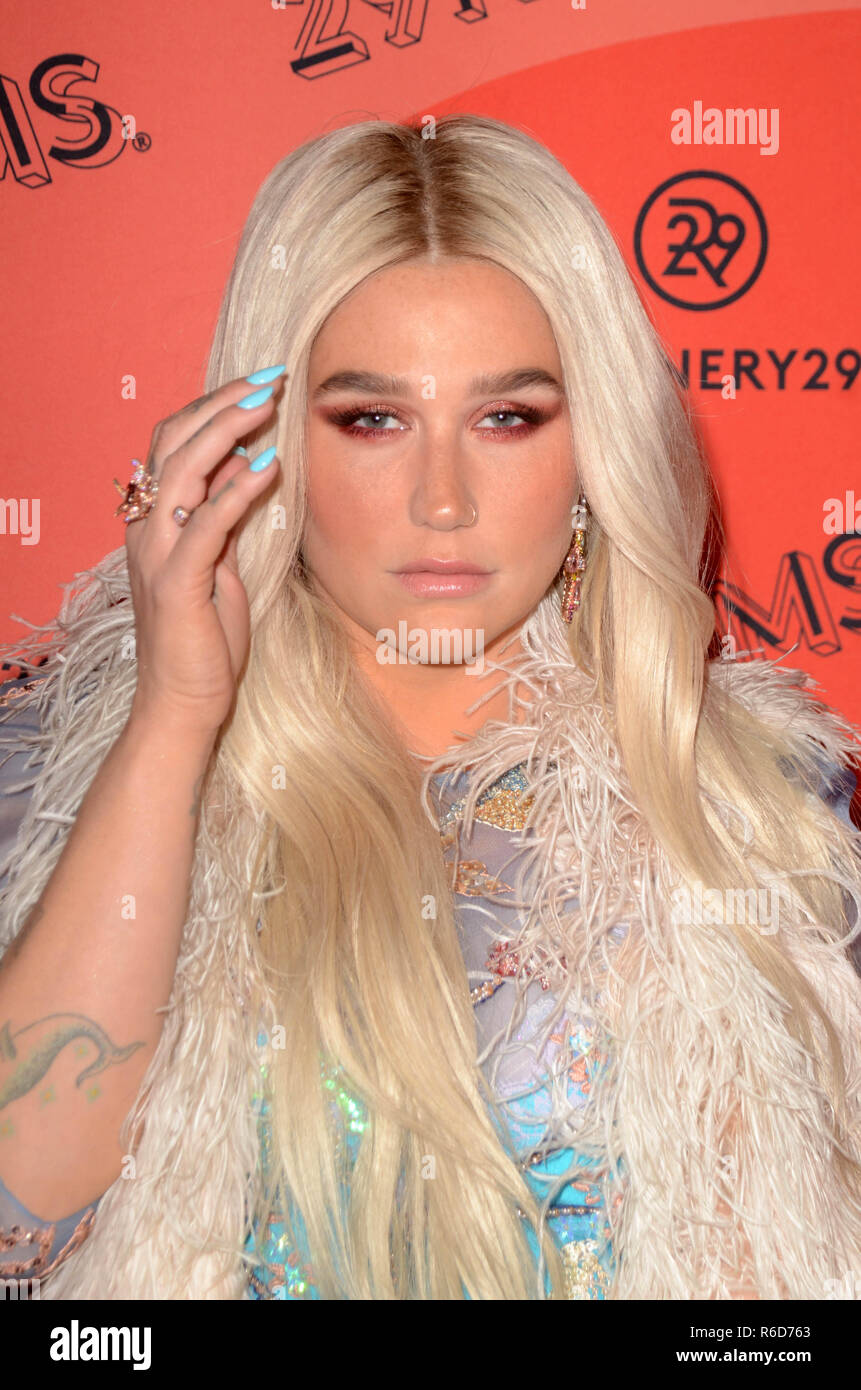 LOS ANGELES, CA - DECEMBER 04: Kesha at Refinery29 Presents 29Rooms Los