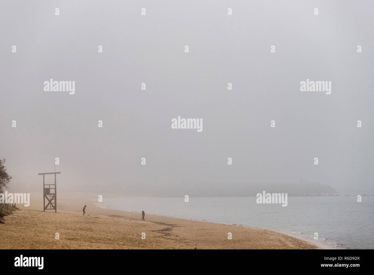 Mallorca Spain 5th December 2018 Fog Banks Cover Can Pere