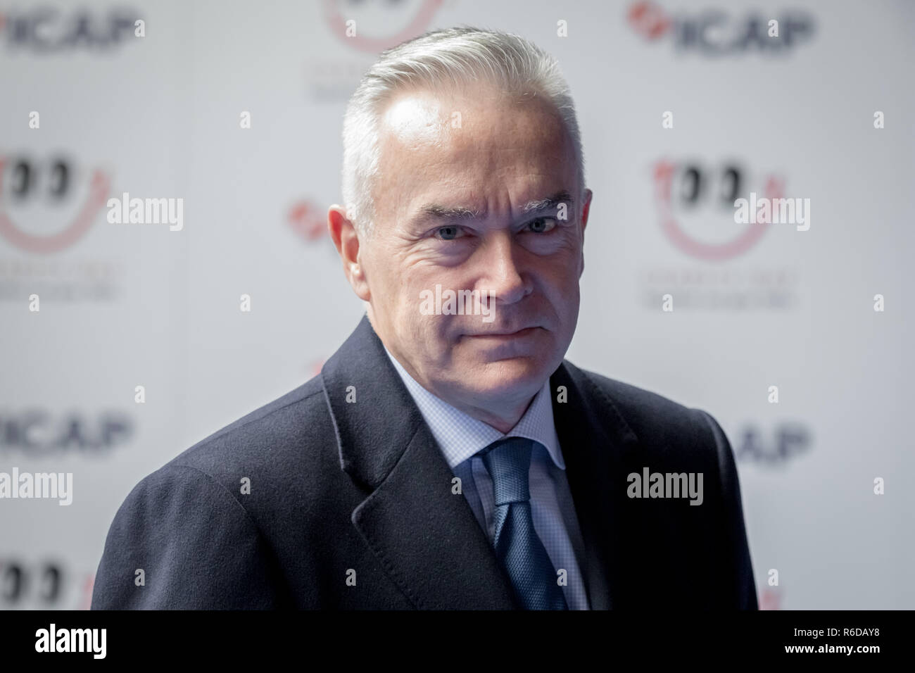London, UK. 5th Dec, 2018. BBC Newscaster Huw Edwards attends the annual ICAP Charity Day. Credit: Guy Corbishley/Alamy Live News Stock Photo
