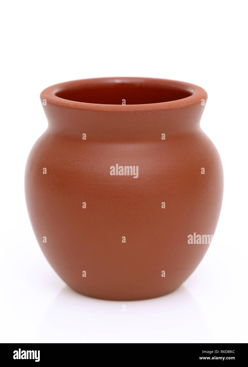 asian traditional clay pots on white background Stock Photo Alamy