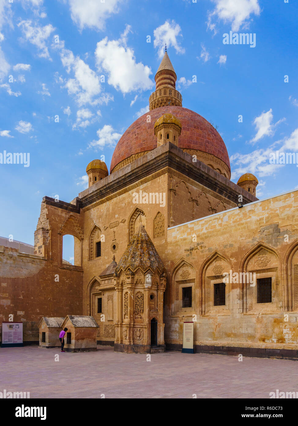 Ishak Pasha Saray, Palace in Anatolia, Turkey Stock Photo