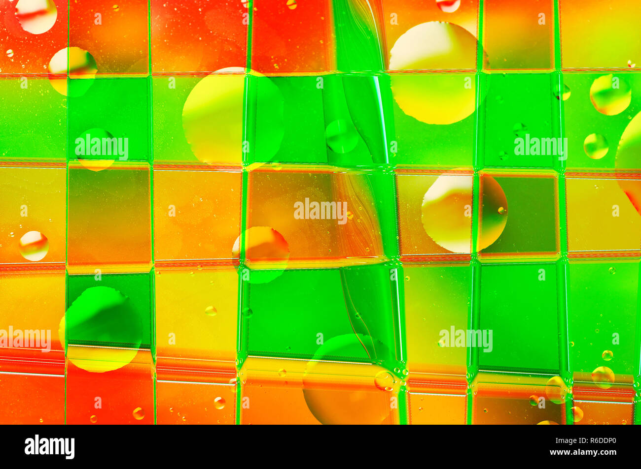 OilDrops Floating In Water Stock Photo Alamy