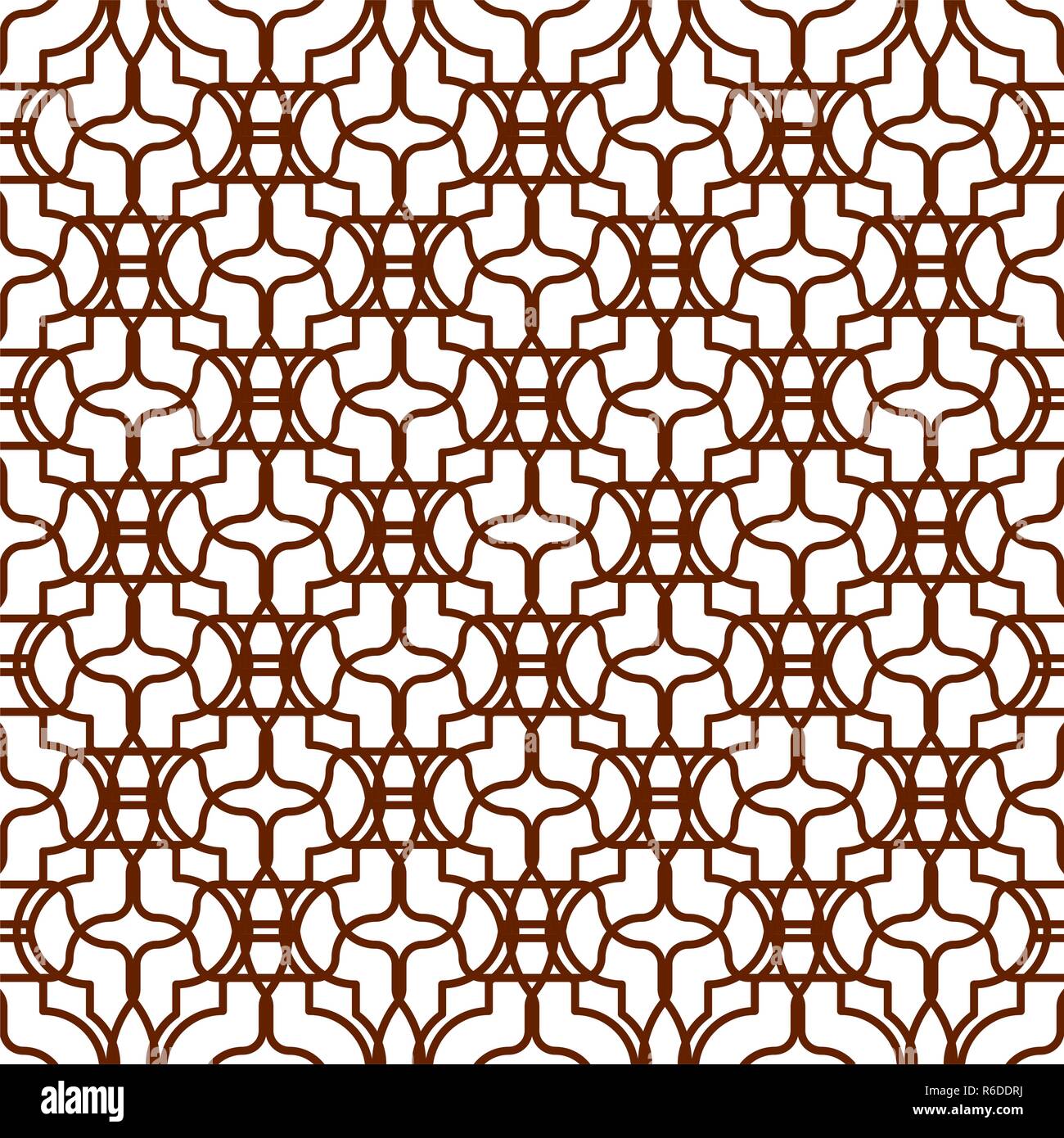 Line geometric seamless vector pattern. Stock Vector