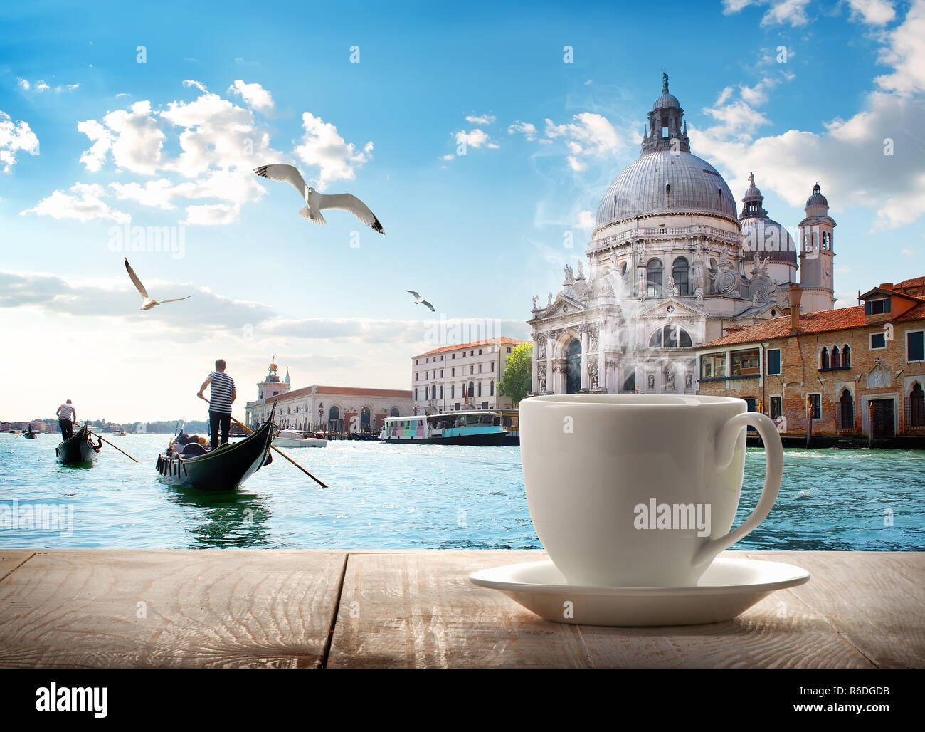 Coffee and Venice Stock Photo - Alamy