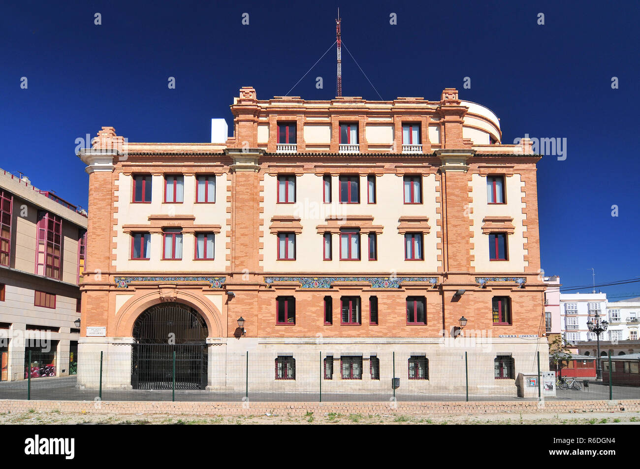 Old Post Office (Correos), Plaza De Las Flores, Old Town, Cádiz, Cádiz Province, Andalusia, Spain Stock Photo
