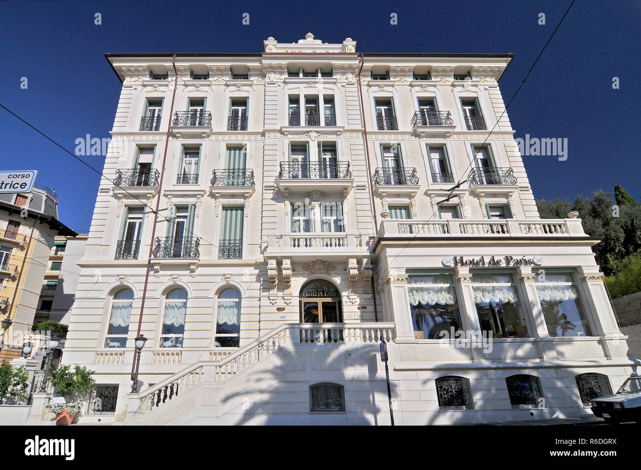 San Remo Hotel De Paris, Luxury Hotel And Spa Stock Photo - Alamy