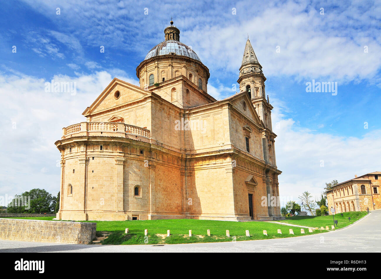 Madonna Di San Biagio Church Montepulciano In Tuscany, Italy Europe Stock Photo