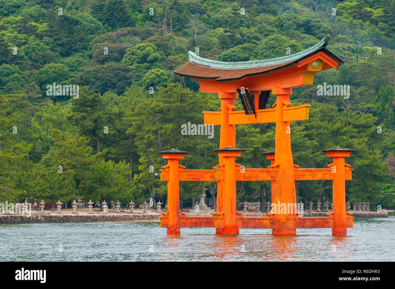 Miyajima The Famous Floating Torii Gate Japan Stock Photo Alamy Miyajima The Famous Floating Torii Gate Japan Stock Photo Alamy