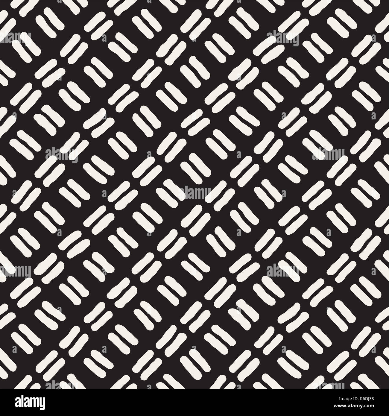 Seamless pattern with hand drawn lines. Abstract background with ...