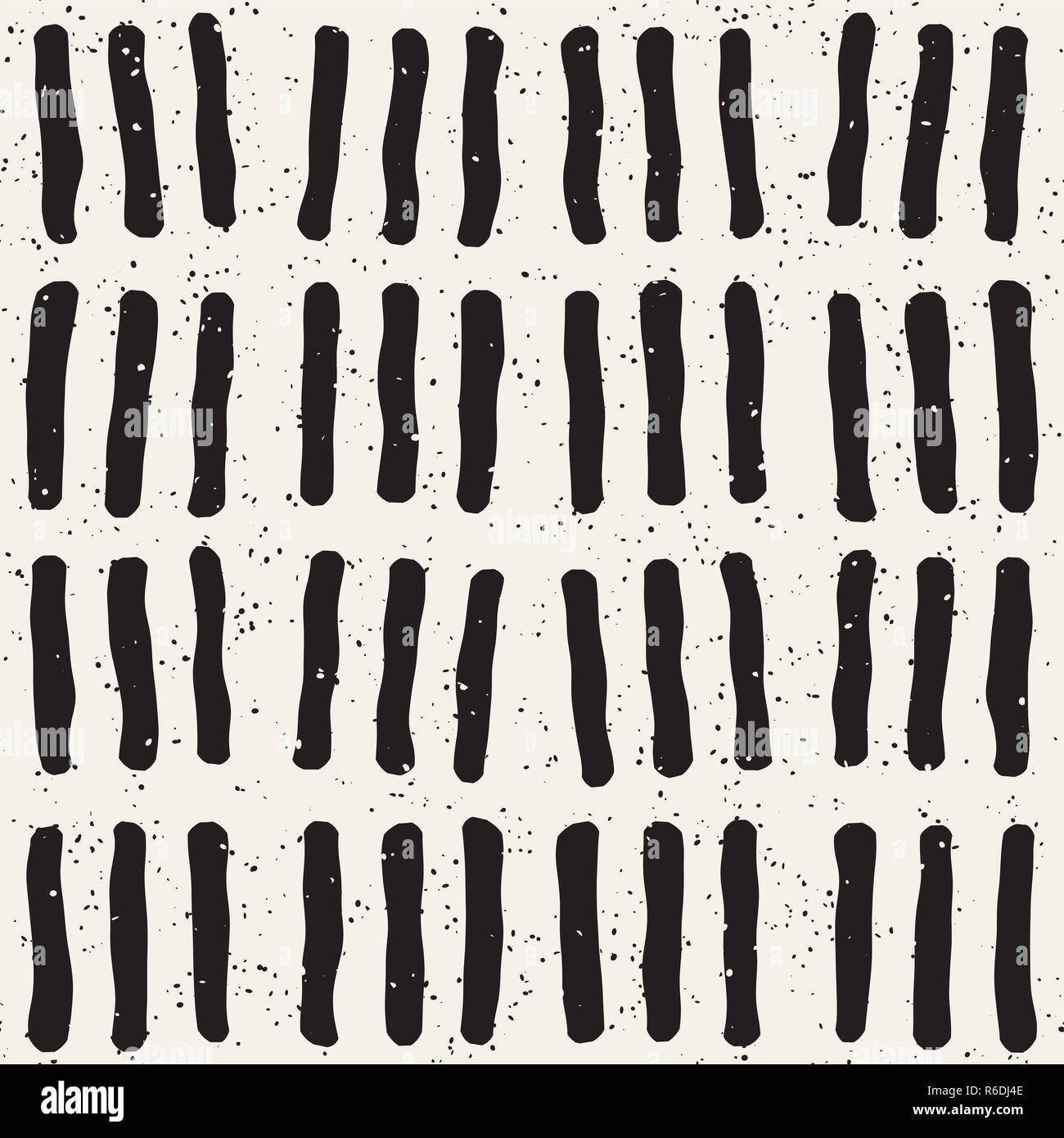 Seamless pattern with hand drawn lines. Abstract background with ...