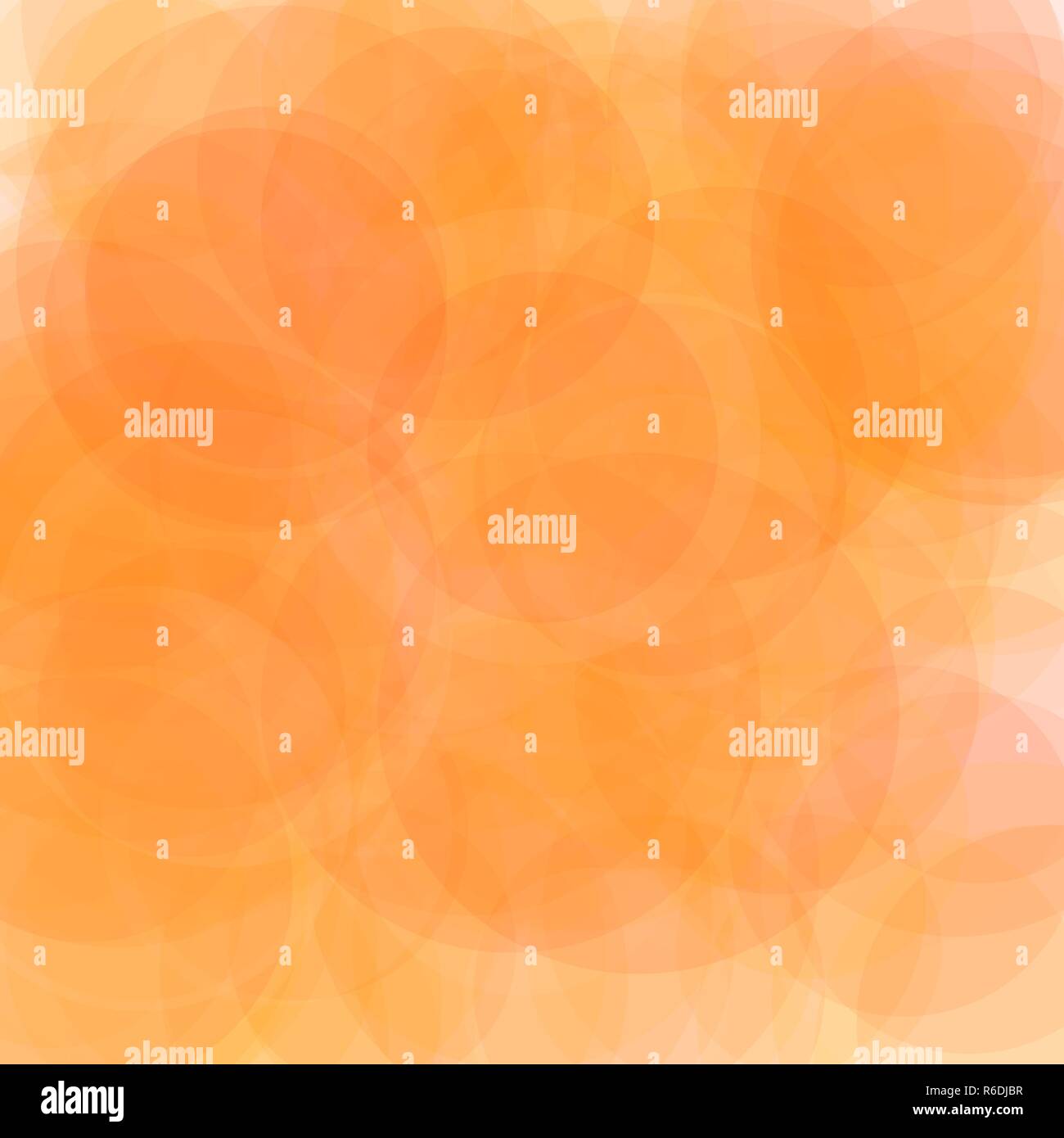 Abstract orange circles illustration background Stock Photo - Alamy