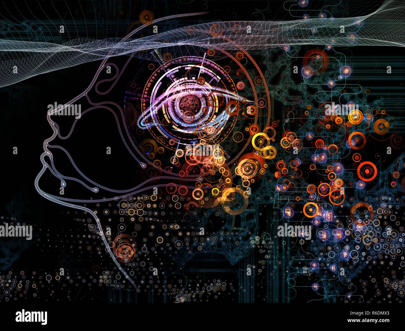 Illusion of Machine Consciousness Stock Photo - Alamy