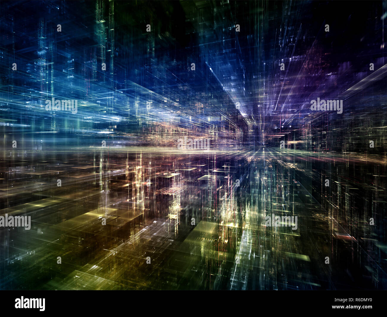 Processing Digital World Stock Photo - Alamy
